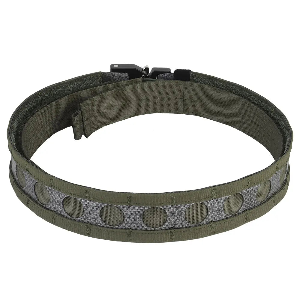 Tactical Belt Ferro-style Militar Patrol Bison Lightweight MOLLE Belt Pistol Airsoft Magazine Pouch Outdoor Hunting Men's Waist