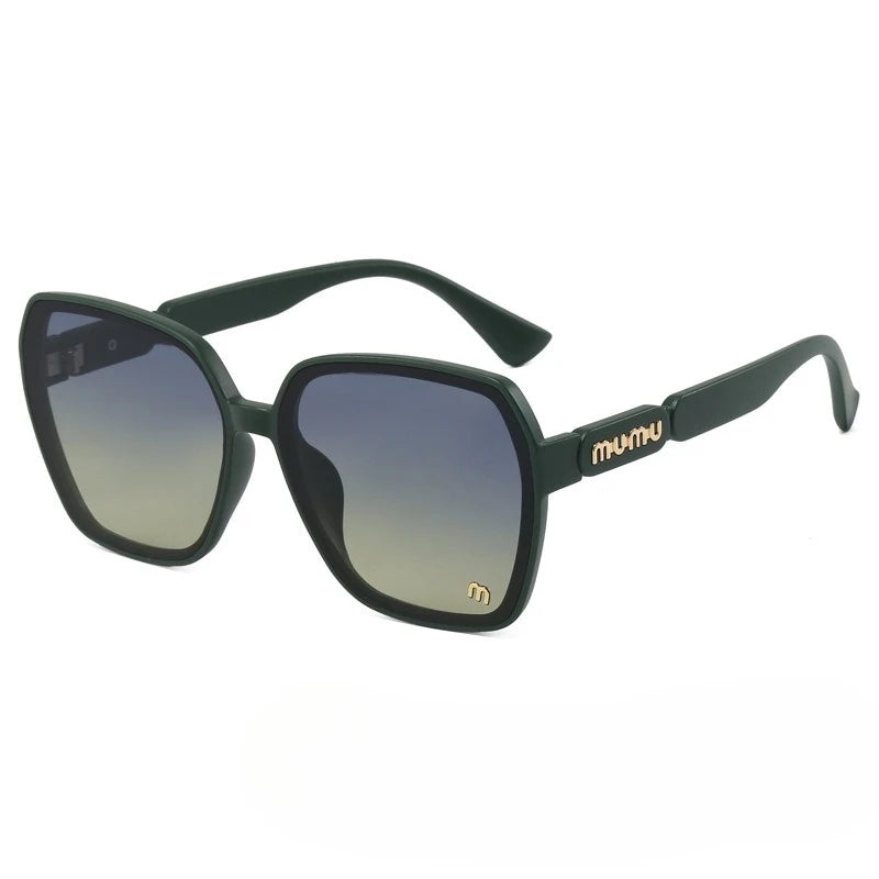 2025 Luxury Sunglasses Women High-End Large Frame Retro Fashion UV400 Protection Trendy Designer Shades Light Luxury Glasses