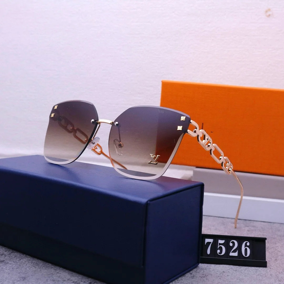 New popular men's and women's sunglasses, fashionable, trendy, personalized, high beauty, travel, sun protection