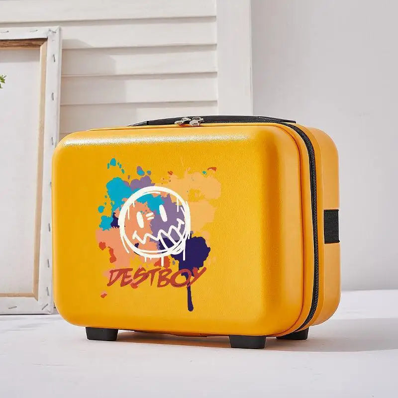 2024 New travel suitcase with handbag unisex ins super fashion rolling luggage 13 inch boarding valise popular bag