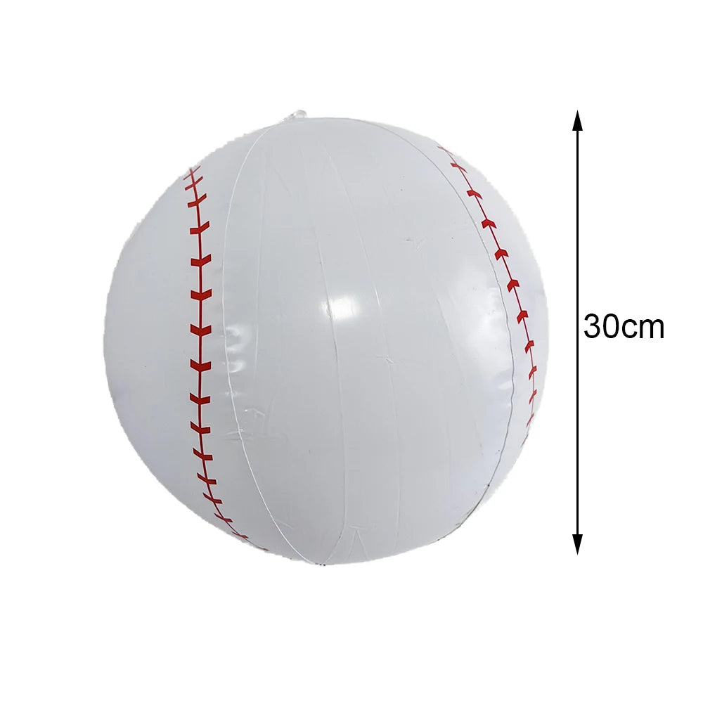 Kids Inflatable Baseball Bat and Ball Inflatable Toys Adult PVC Inflatable Baseball Outdoor Courtyard Garden Playing Play a Ball