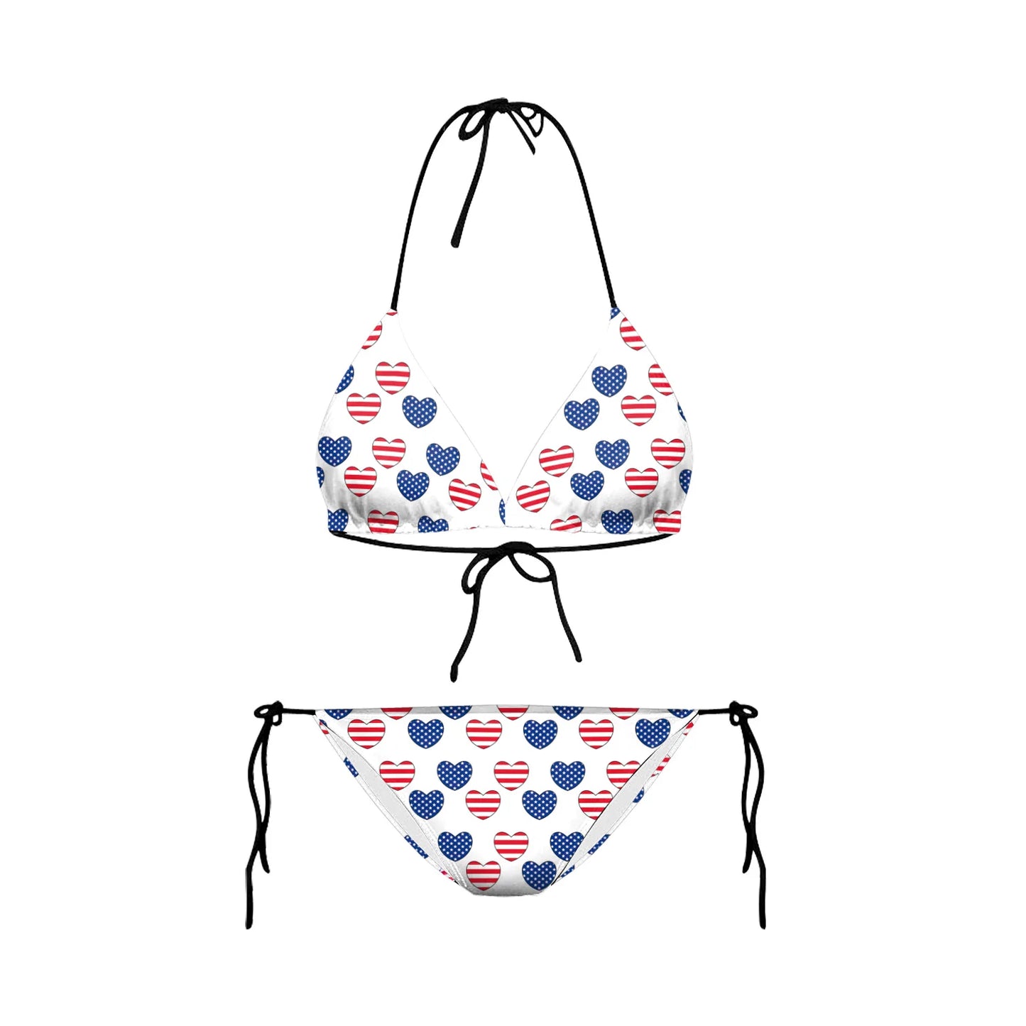 2023 Bikinis Mujer Women Bikinis Swimwear Beach Wear American Flag Bikini 3D Printed Sexy Swimsuit Bathing Suits