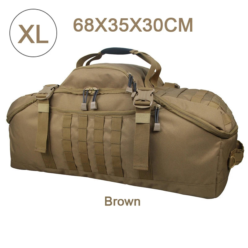 35L 50L 80L Outdoor Mountaineering Bag Molle Tactical Backpack Large Duffel Bag Hiking Camping Travel Bags