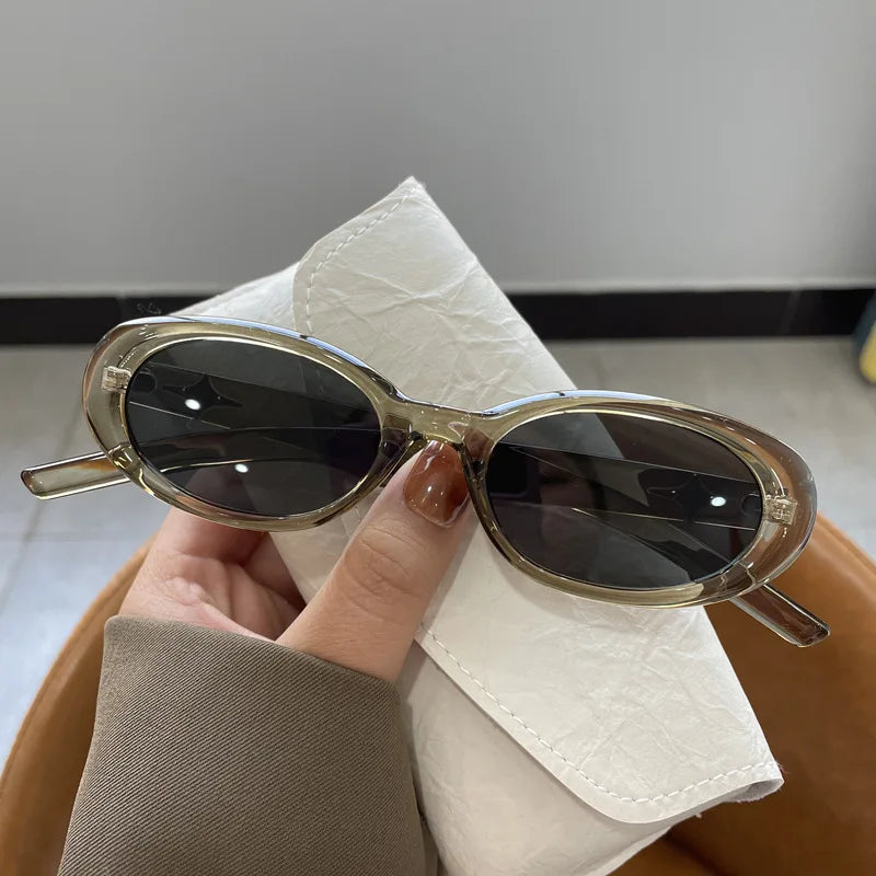 Women's Sunglasses 2025 NEW Sunglasses Unique Oval Sun Glasses Men Goggle Shades Mirror Colorful Y2K Popular Fashion Eyewear