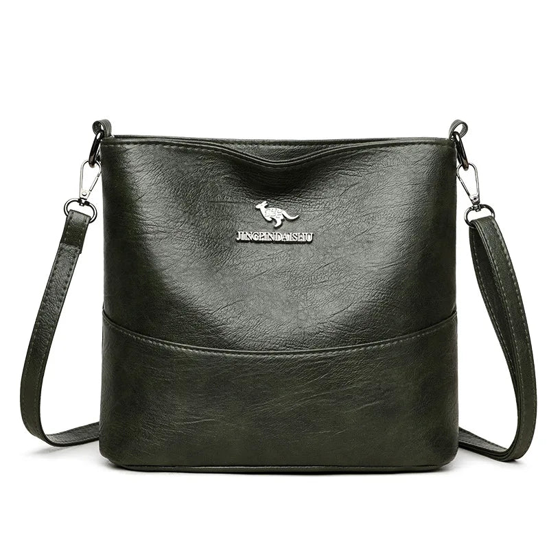 Women's Bucket Bag Fashionable Broadband Shoulder Bag 2025 Autumn New Item High-end Sense Niche Versatile Crossbody Bag