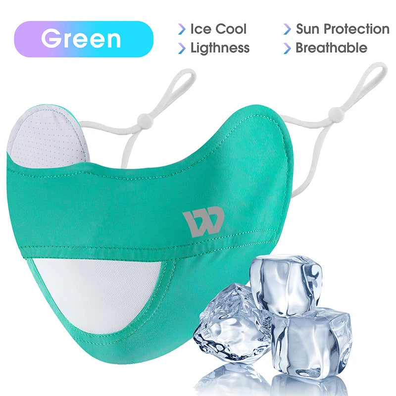 WEST BIKING Summer Ice Silk UV Protection Mask Breathable Outdoor Sport Cycling Hiking Women Men Adjustable Unisex Face-Kini