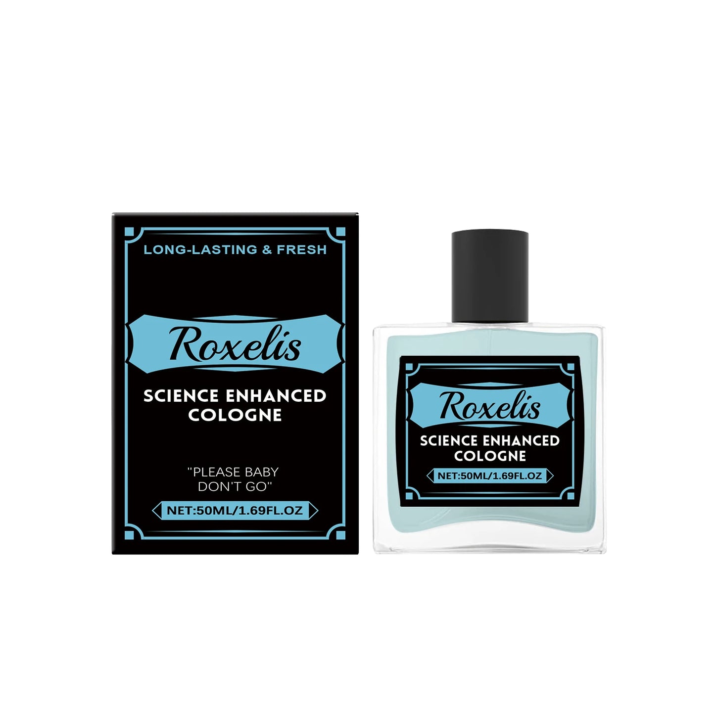 Roxelis 50ml Pheromone Cologne Perfume Mist Men Long Lasting Gentleman Charming Scent Refreshing Couple Dating Glamour Perfume