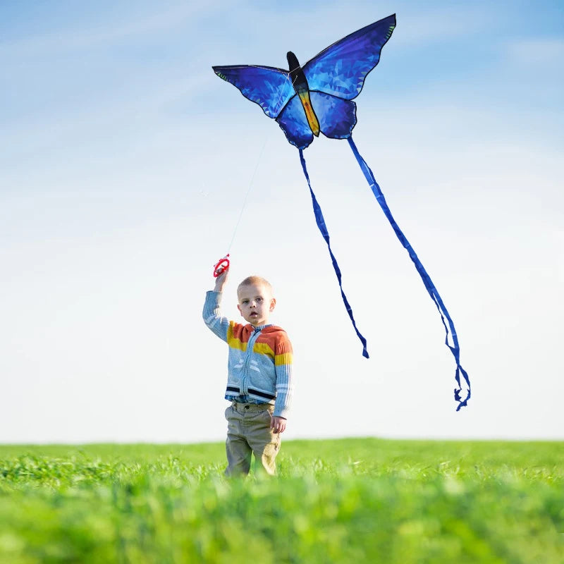 YongJian Beautiful butterfly kites Red Crystal Butterfly kites With 100m kite string Children adults kites factory outdoor Toys