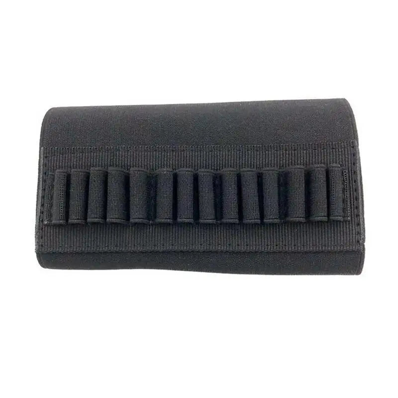 9 Round Buttstock Holder for Rifles .30-30 .308 .30-06 Padded Camo Shell Holder Pouch Bag Right Handed Hunting Accessories