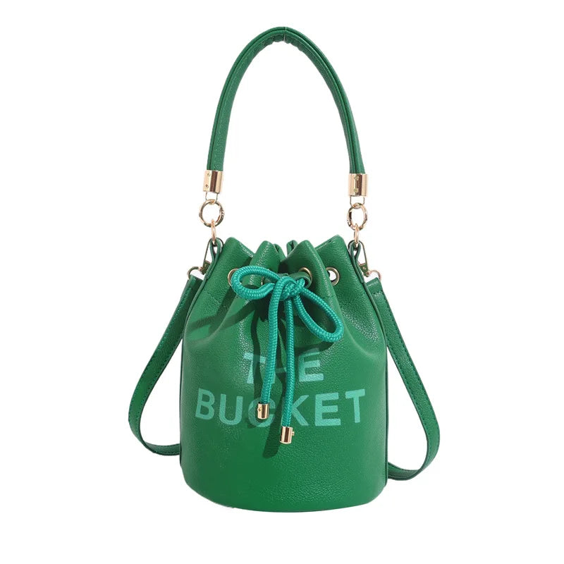 Women's Bag Portable Retro Women's Bag European And American Fashion Multifunctional Bag Women's New Bucket Shoulder Diagonal