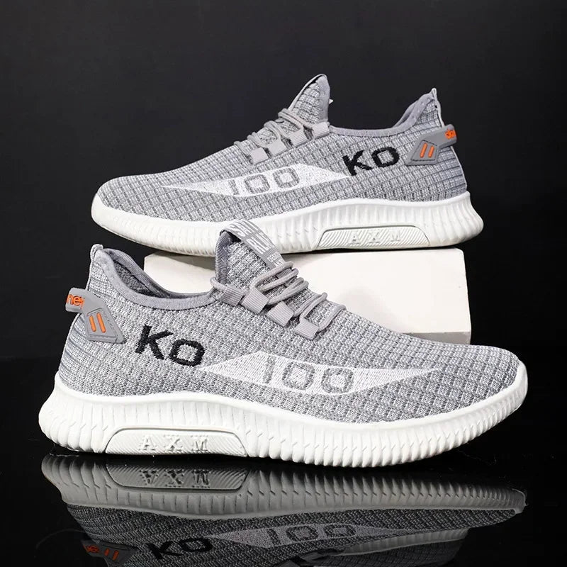 Men's Spring/Autumn Athletic Shoes: Breathable & Comfortable Casual Footwear for Sports Enthusiasts