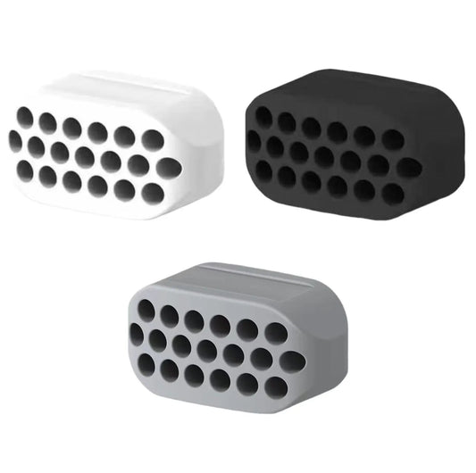 Silicone Jaw Exerciser Facial Toner & Jawline Fitness Ball Neck Toning Equipment Facial Beauty Tool Double Chin Exerciser