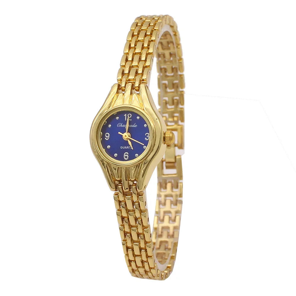 Women Bracelet Watch Mujer Golden Relojes Small Dial Quartz leisure Watch Popular Wristwatch Hour female ladies Elegant watches