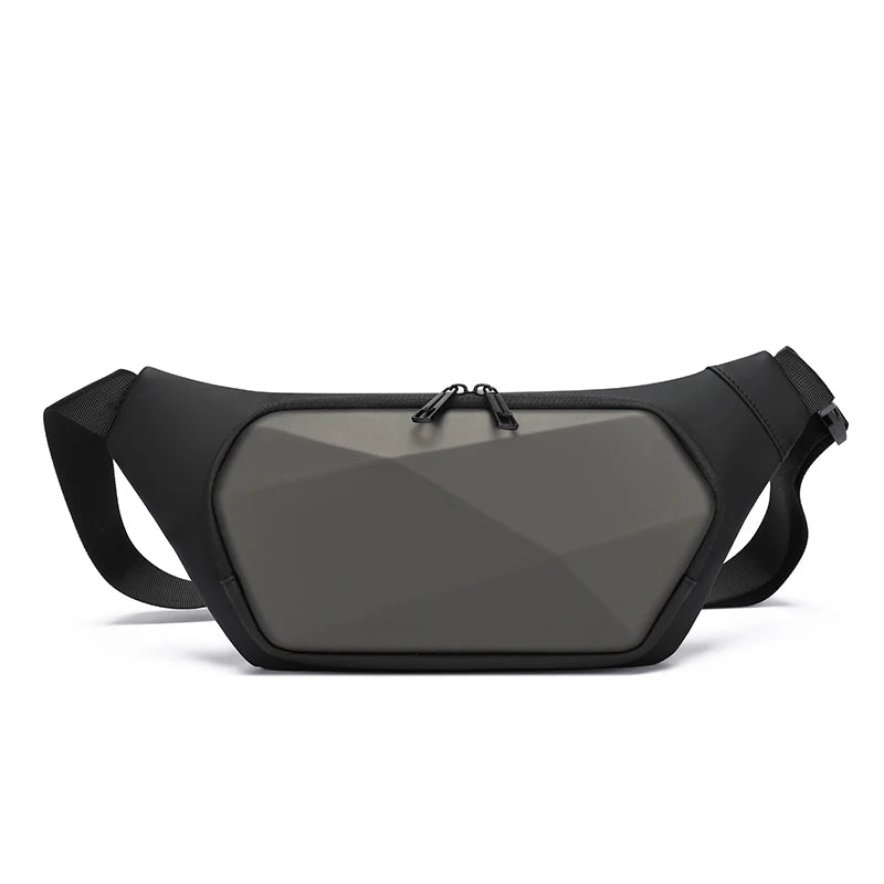 Men's crossbody bag - casual daily use, chest bag, city commuting, fashionable design, waist bag