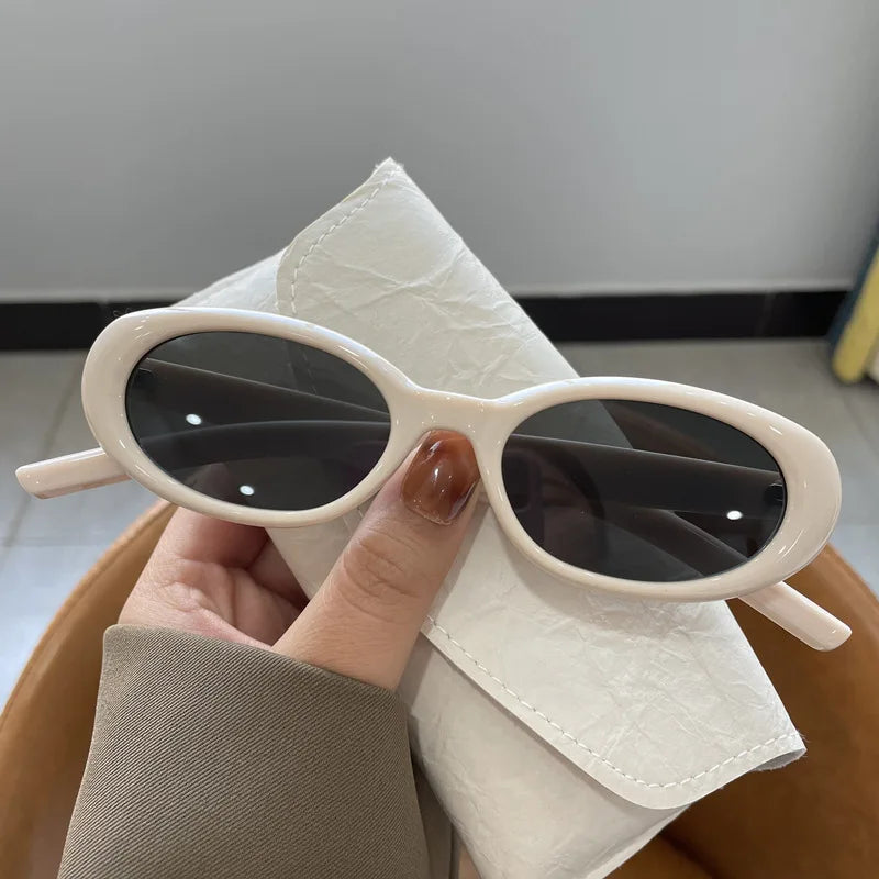 Women's Sunglasses 2025 NEW Sunglasses Unique Oval Sun Glasses Men Goggle Shades Mirror Colorful Y2K Popular Fashion Eyewear