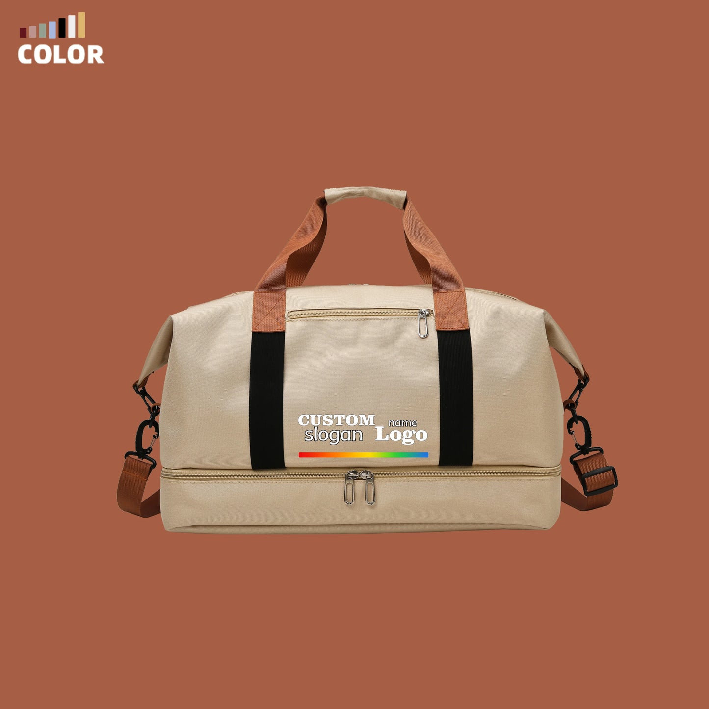 Custom logo Unisex Gym Duffle Bags for Men Large Capacity Luggage Travel Duffel Bags Travel Bags Men