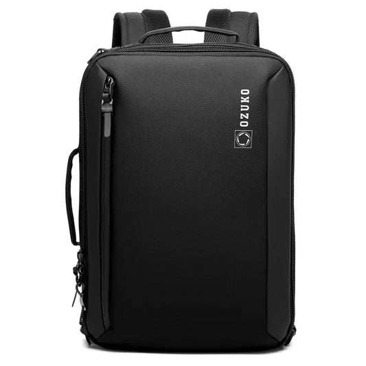 Ozuko  Male Waterproof Travel Large Backpacks Backpacks Multifunction Business USB charging 15.6 inch Laptop Backpack