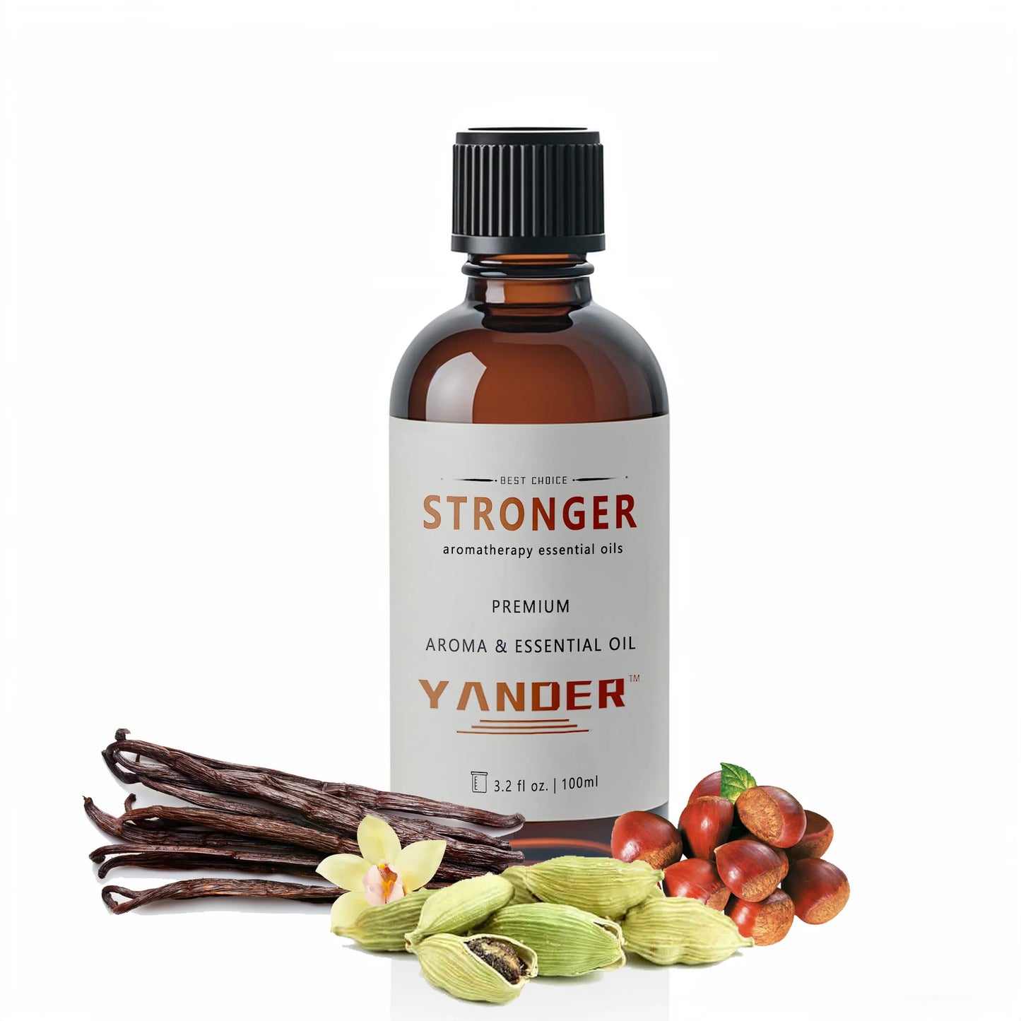 YANDER 100ml Stronger Pure Essential Oils For Perfume Making Fougchi Vanillia cardamom With You Male Eau De Parfum