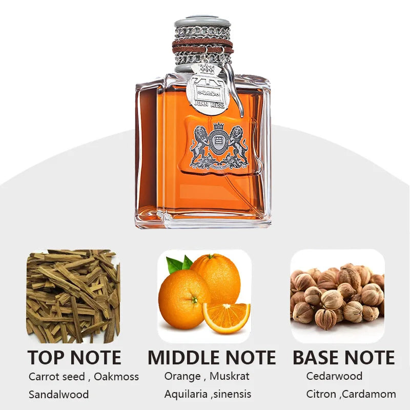 100ml Men's perfume durable light fragrance wooden tone yuppie cool and handsome hormone perfume