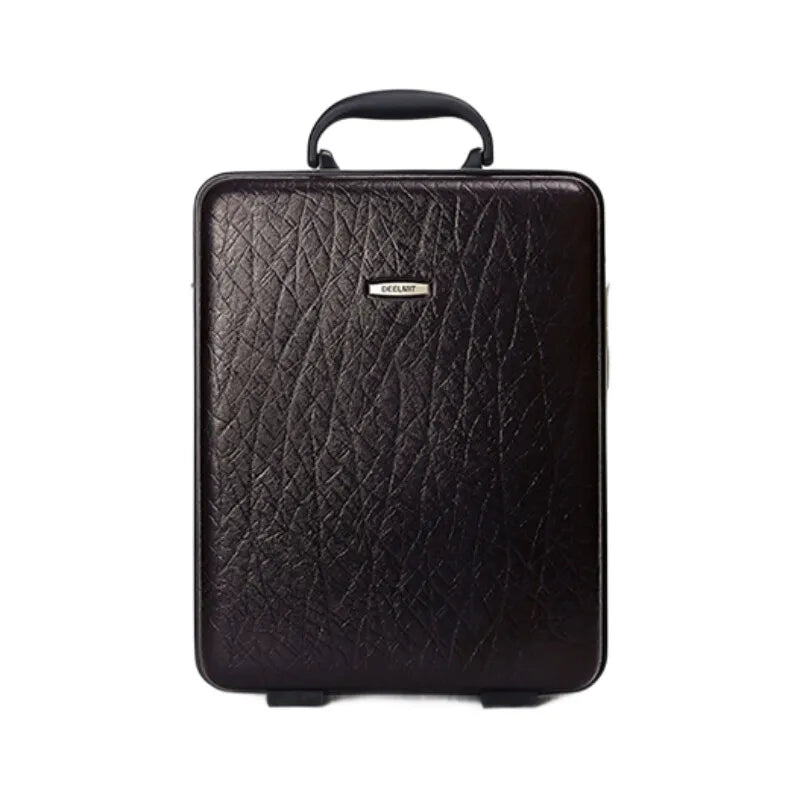 Men Business Briefcase Vertical Style Code Lock Bag Document Laptop Case 13 15 Inch For Travel
