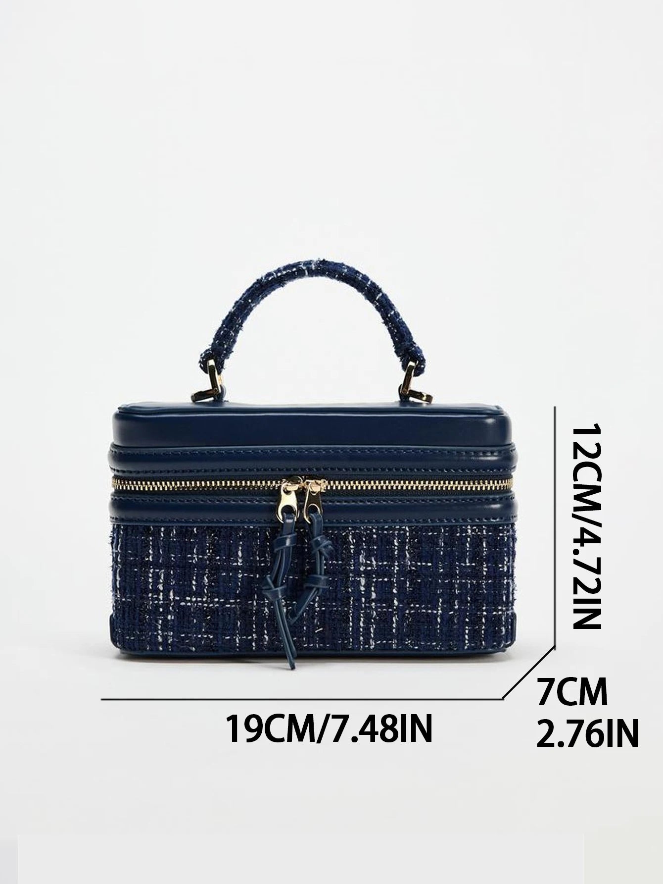 Women's bag 2024 autumn and winter new small square bag with hard single shoulder cross-body portable fashion box bag women