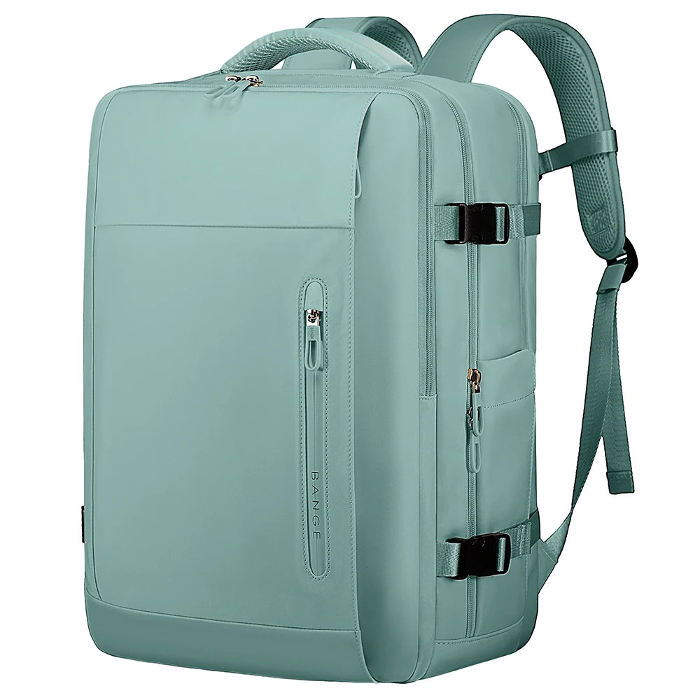 BANGE Large Men Backpacks for 15.6 Laptop USB Charge Travel Backpack Waterproof Wet Dry Pocket School Bags with Mesh Side Pocket