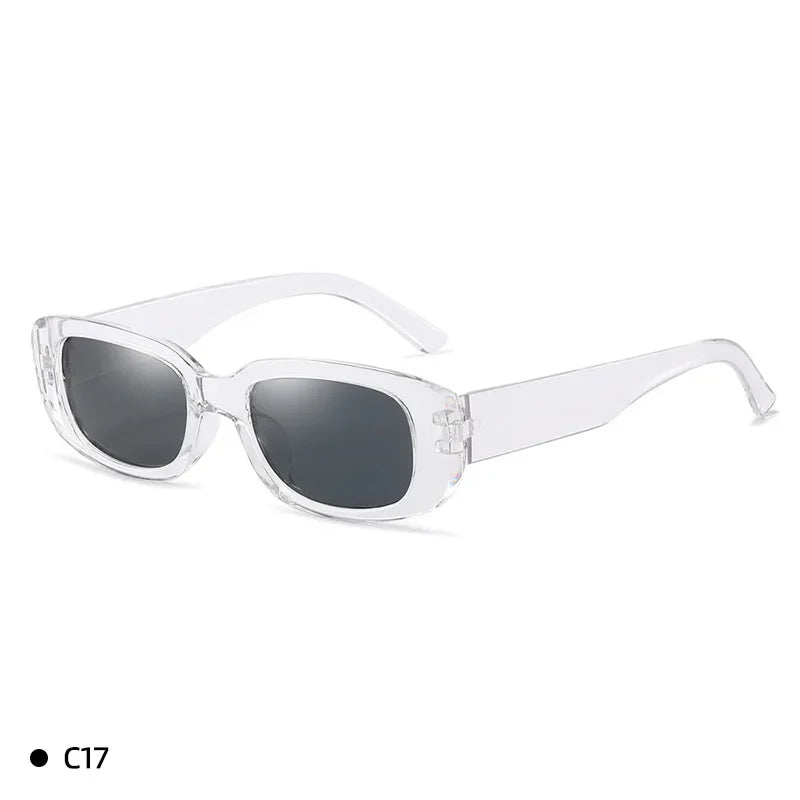 New Small Sunglasses Women Men Trendy Vintage Brand Designer Hip Hop Square Green Sun Glasses Female Eyewear UV400