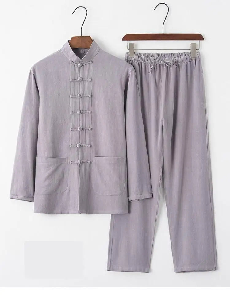 Hanfu Men Chinese Clothes for Men News Year Top Pant Hanfu Kung Fu Clothing Blouse Party Male Tang Suit Plus Size M-XXXXXL