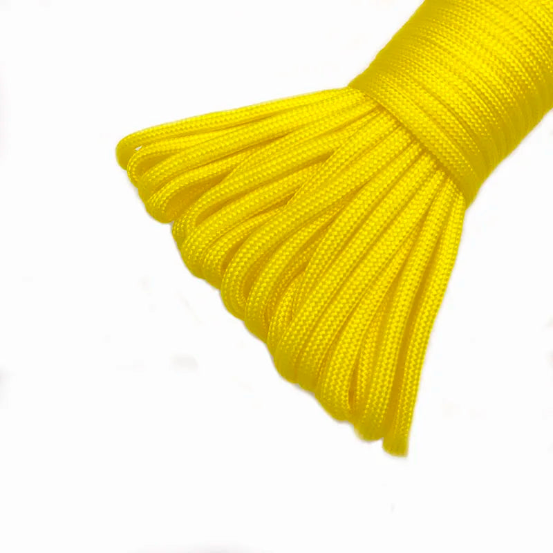 4 Size Dia.4mm 7 Stand Cores Paracord 550 For Survival Parachute Cord Lanyard Climbing Camping Rope Hiking Clothesline Bracelet