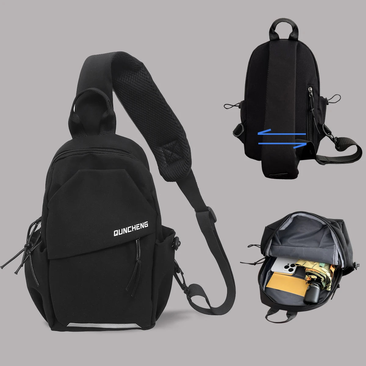 Chest bag for men 2024 new travel men's backpack women's casual boys boys handsome youth shoulder crossbody bag