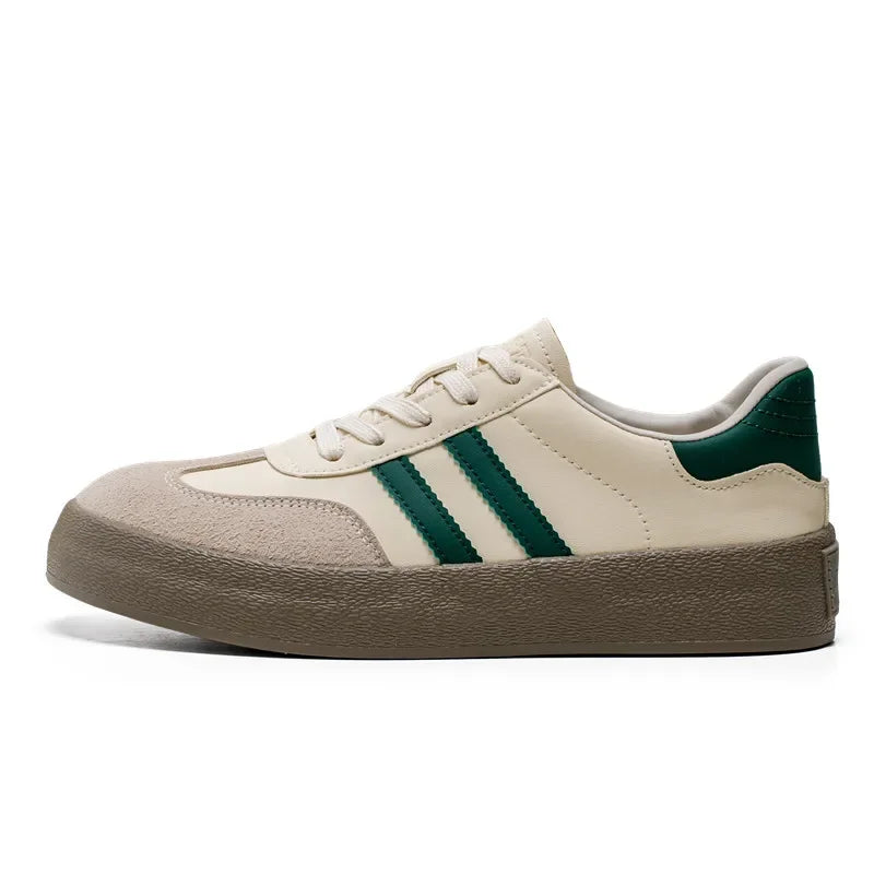 Men's trendy popular Leisure shoes versatile soft leather for Men Sneakers Man Low-top wear-resistant sports walking Footwear