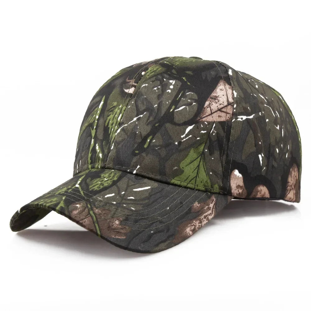 Camouflage Baseball Cap For Men Women Adjustable Mesh Tactical Training Sport Hat Summer Outdoor Sun Hats Camping Hunting Caps