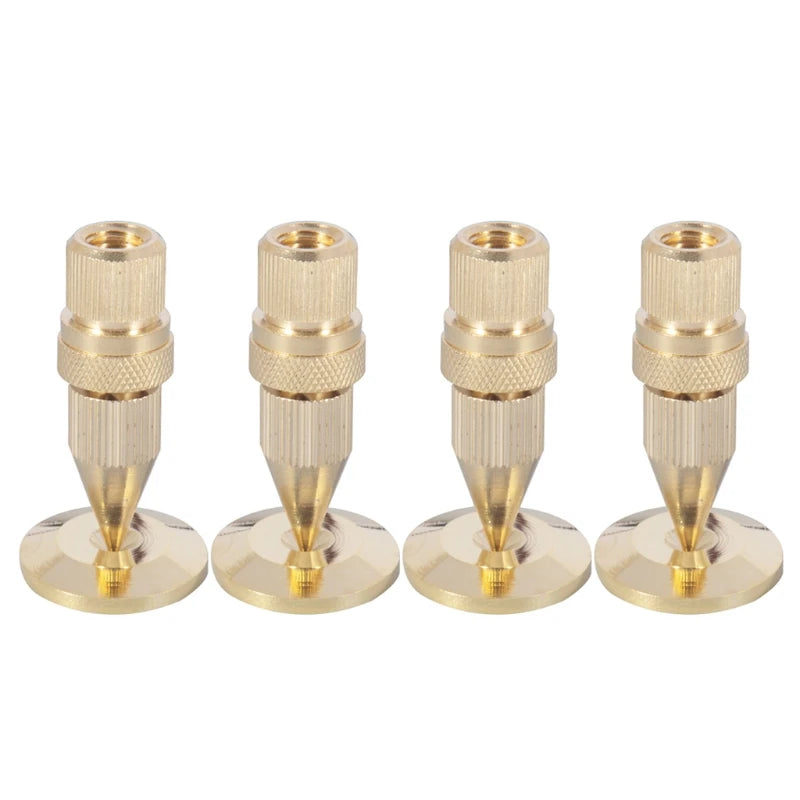 Speaker Spikes Stand Feet Pad Tripod Nails Subwoofer Speakers Suspension Dedicated 4 Pairs