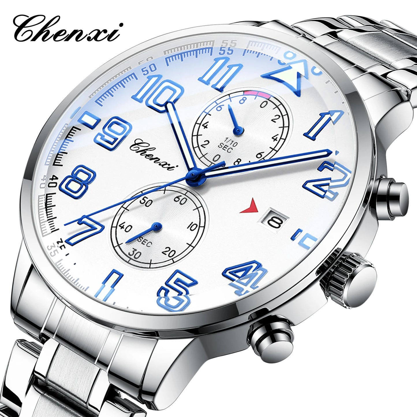 NEW Fashion Multifunction Men for Watches Top Brand Casual Sports Waterproof Wristwatch Chronograph Calendar Men's Watch Gifts