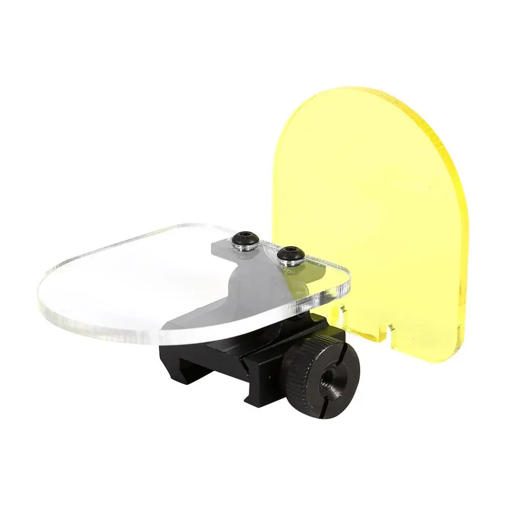 Tactically Foldable 20mm Goggles Protector Rifle Sight Scope Protector Lens Paintball Hunting Airgun Eye Protection Accessory