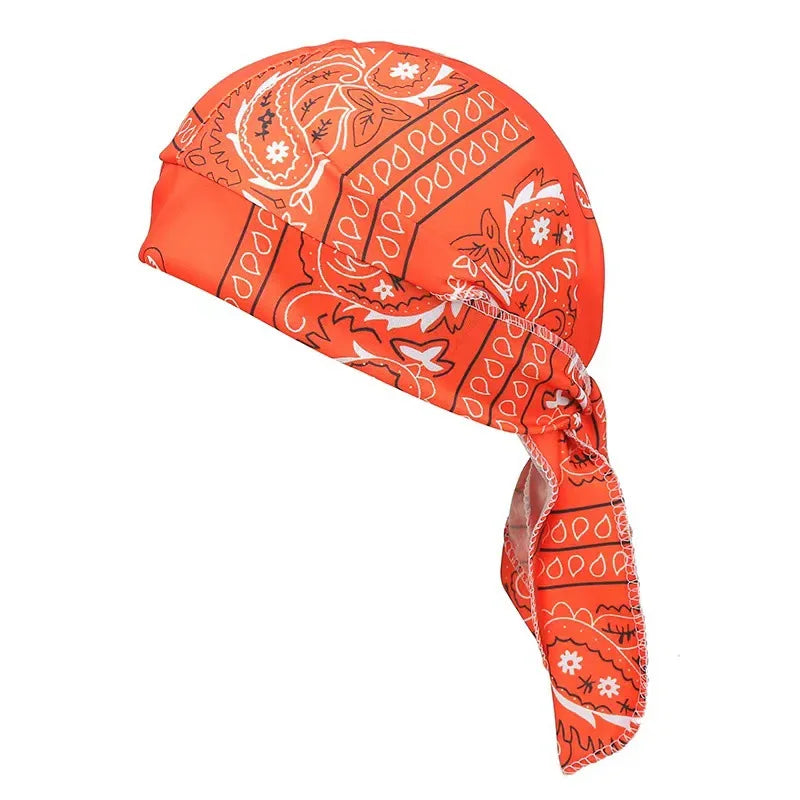 Paisley Printed Headscarf Man Women Scarf Summer Spring Cycling Pirate Hat Outdoor Fashion Motorcycle Hip-Hop Hiking Headband
