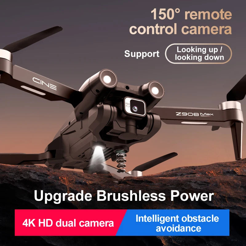 Xiaomi Z908 Pro /MAX 4K Drone Professional 8K GPS Dron Optical Flow Localization 3sided Obstacle Avoidance Quadcopter RC Toys