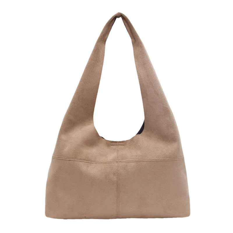 Women's Large Tote Bag Fashion Spacious Shoulder Bag for Work School Commute Casual Crossbody Purse Simple Stylish Handbag