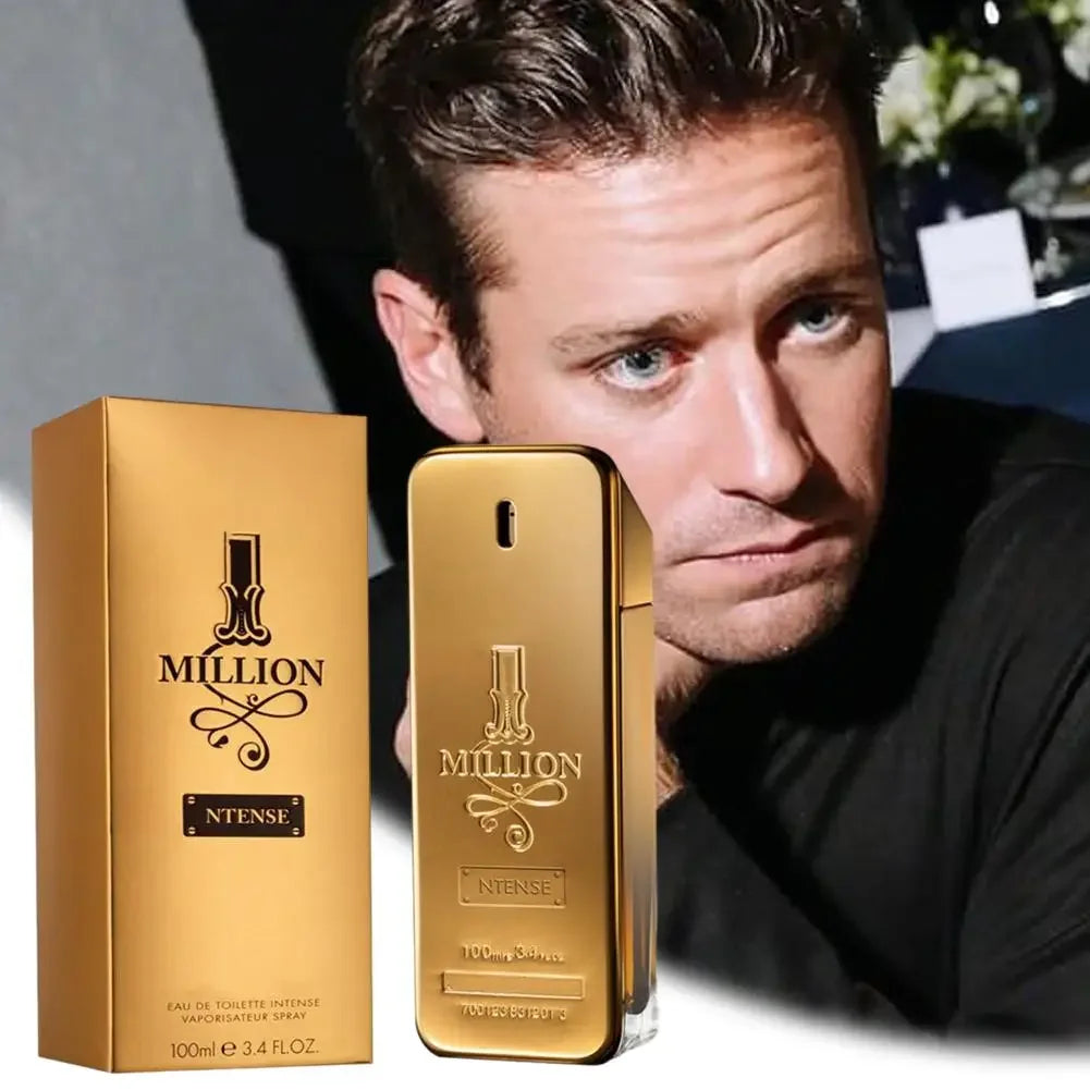 100ml Perfume Golden Million Gold Brick Extrait - Men's Long-Lasting Woody Perfume Men's Perfume Pray Fragrance