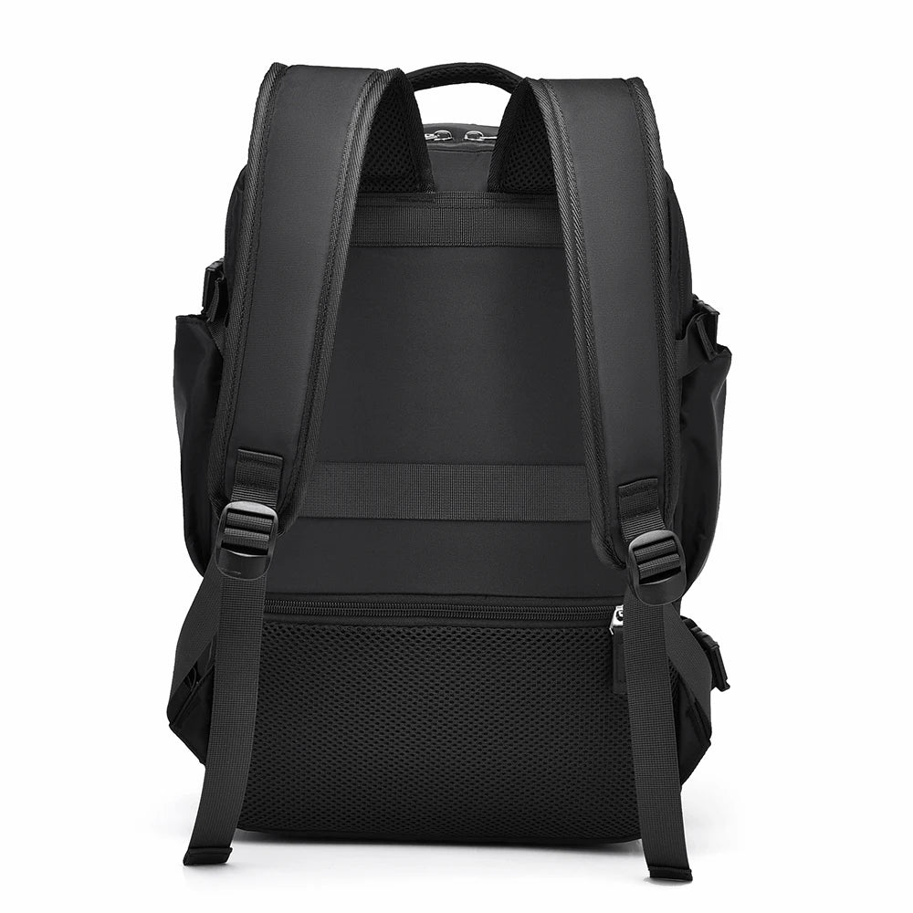 Large Capacity Women's Travel Backpack with Shoe Compartment,Carry-On,Business Laptop Bag,Adjustable Shoulder Straps,USB Powered