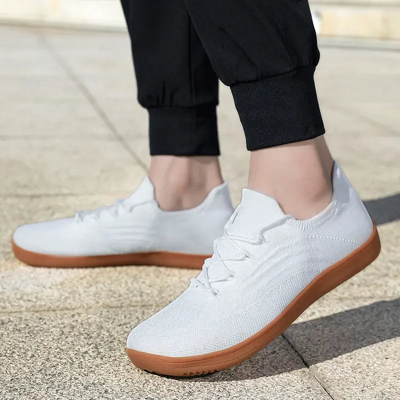 Barefoot Shoes Men's Casual Running Sports Breathable One Foot Shoes Lightweight and Minimalist Walking Shoes Oversized