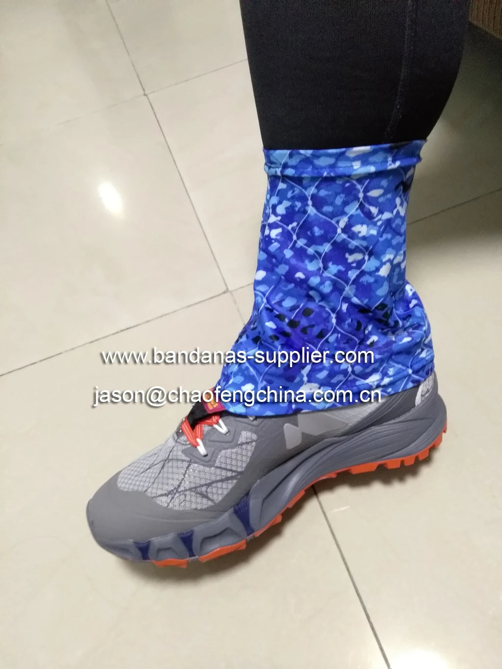 Breathable Low Trail Running Leg Gaiters, Ankle Protection, Anti-Tear Shoes, Hiking Cover