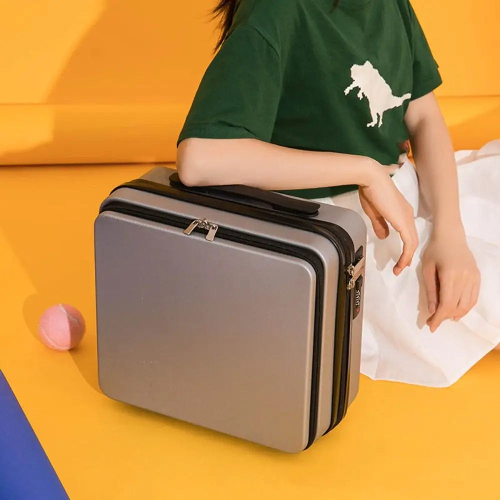 16 Inch Mini Travel Suitcase Lightweight Cosmetic Box Hand Luggage Organizer Makeup Case Password Box Portable Boarding Case