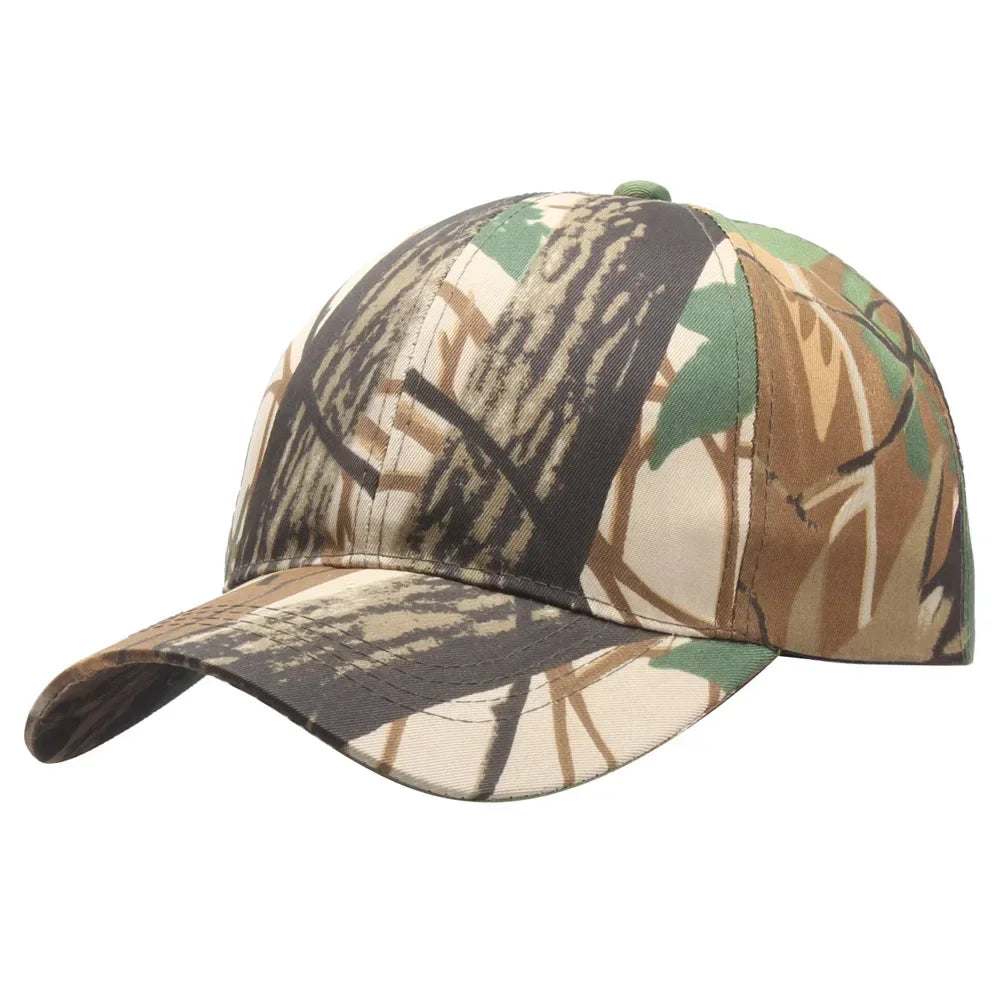 Camouflage Baseball Cap For Men Women Adjustable Mesh Tactical Training Sport Hat Summer Outdoor Sun Hats Camping Hunting Caps