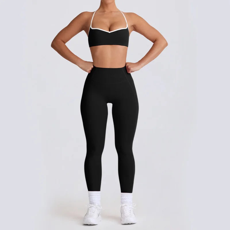 2025 Yoga Wear Suit High Waist Lift Yoga Clothes Women Slimming And Tight Suspenders Beauty Back Exercise Underwear For Yoga