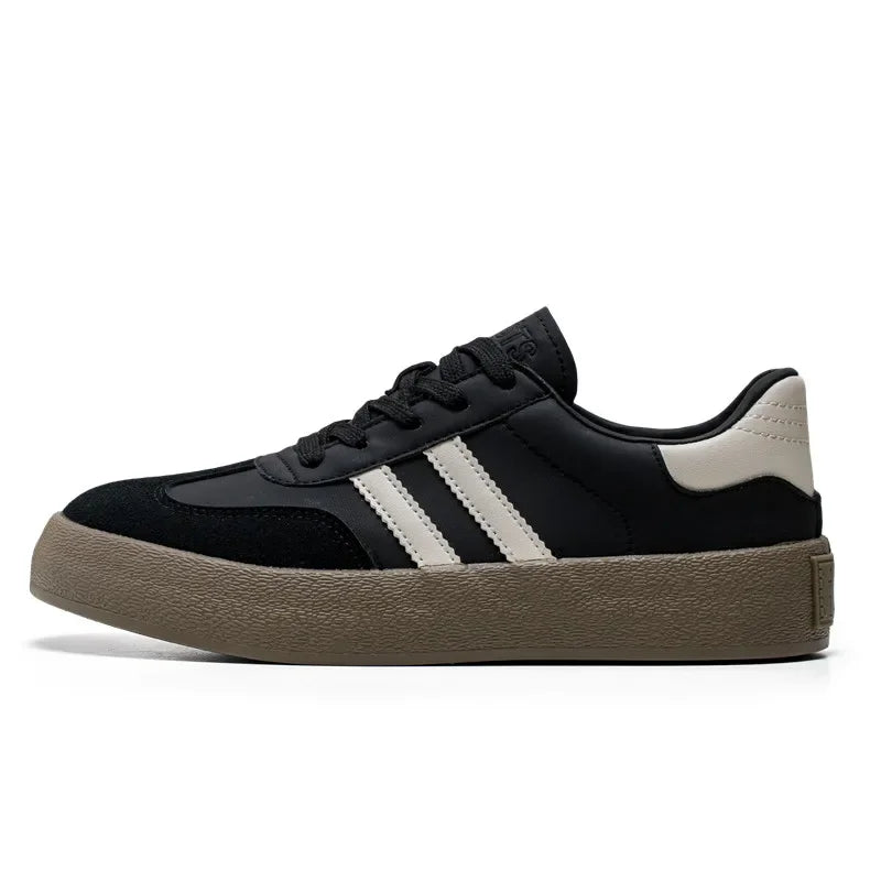 Men's trendy popular Leisure shoes versatile soft leather for Men Sneakers Man Low-top wear-resistant sports walking Footwear