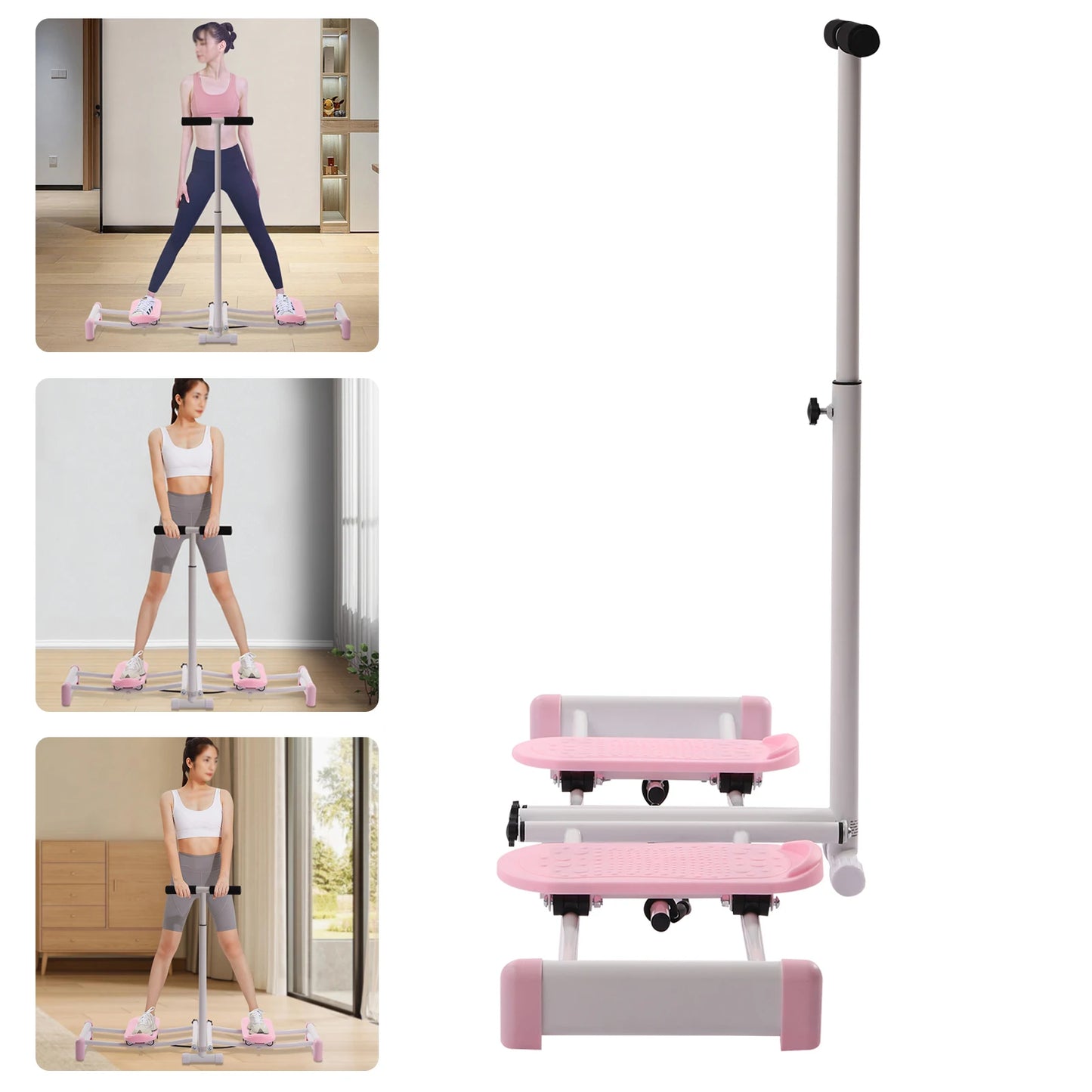 Simulator, Adjustable Height 83-98cm, Cute Pink Design, 100kg Capacity, Foam and Sponge Material, Ideal for Home Fitness and