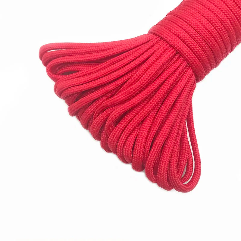4 Size Dia.4mm 7 Stand Cores Paracord 550 For Survival Parachute Cord Lanyard Climbing Camping Rope Hiking Clothesline Bracelet