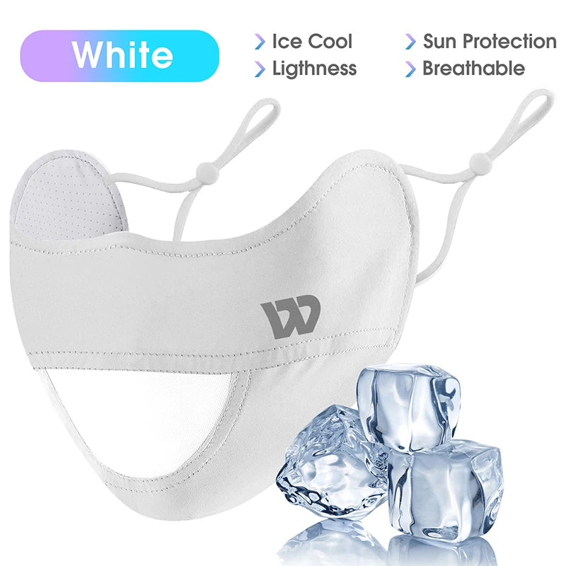 WEST BIKING Summer Ice Silk UV Protection Mask Breathable Outdoor Sport Cycling Hiking Women Men Adjustable Unisex Face-Kini