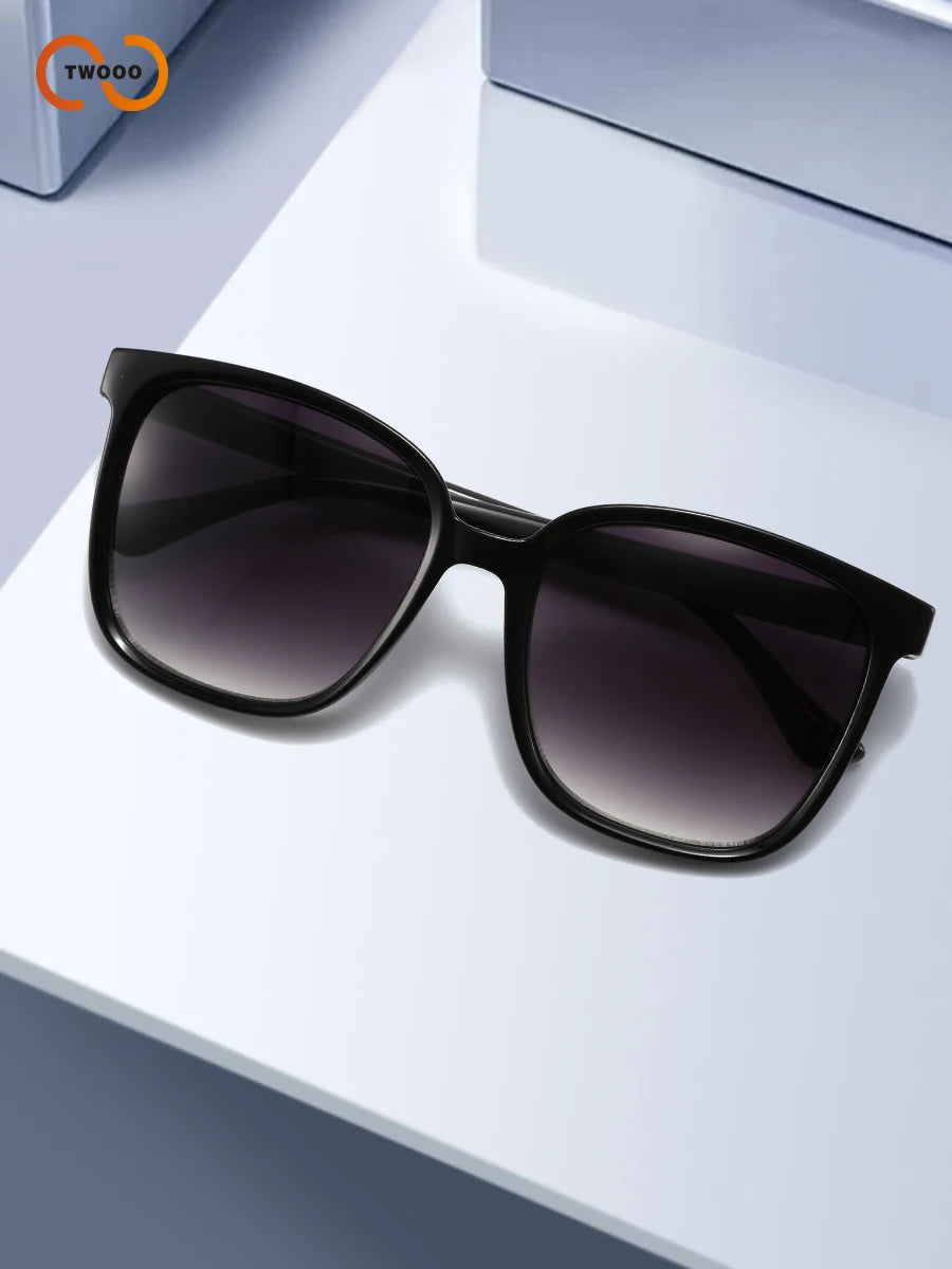 Oversized high - definition women's sunglasses, suitable for daily and driving scenarios, offering both sun protection and style